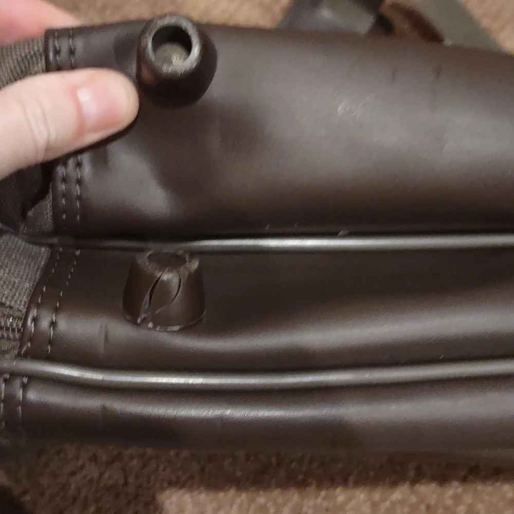 American tourister canvas computer briefcase bag